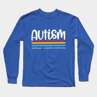 Autism Shirts Awareness In April We Wear Blue Long Sleeve T-Shirt